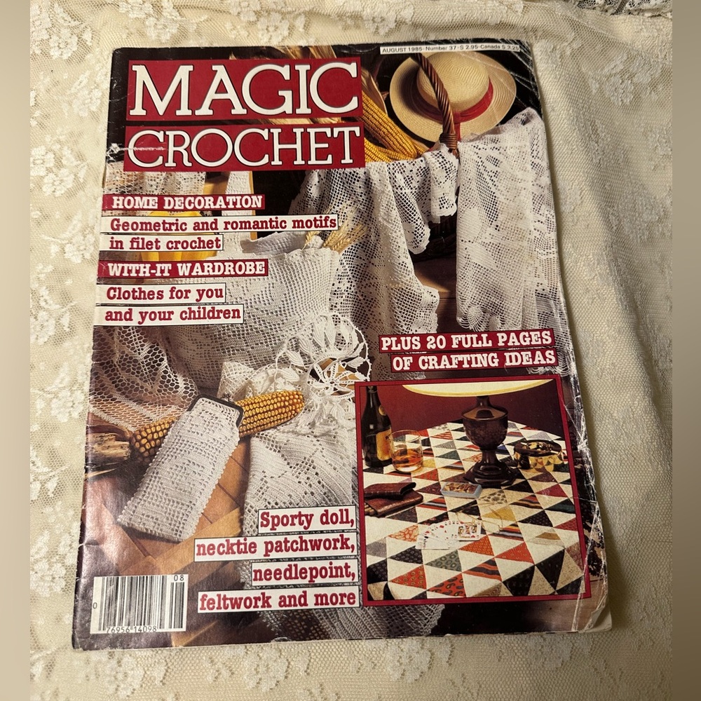 Magic Crochet Magazine 37 Projects Issue Number 37 August 1985